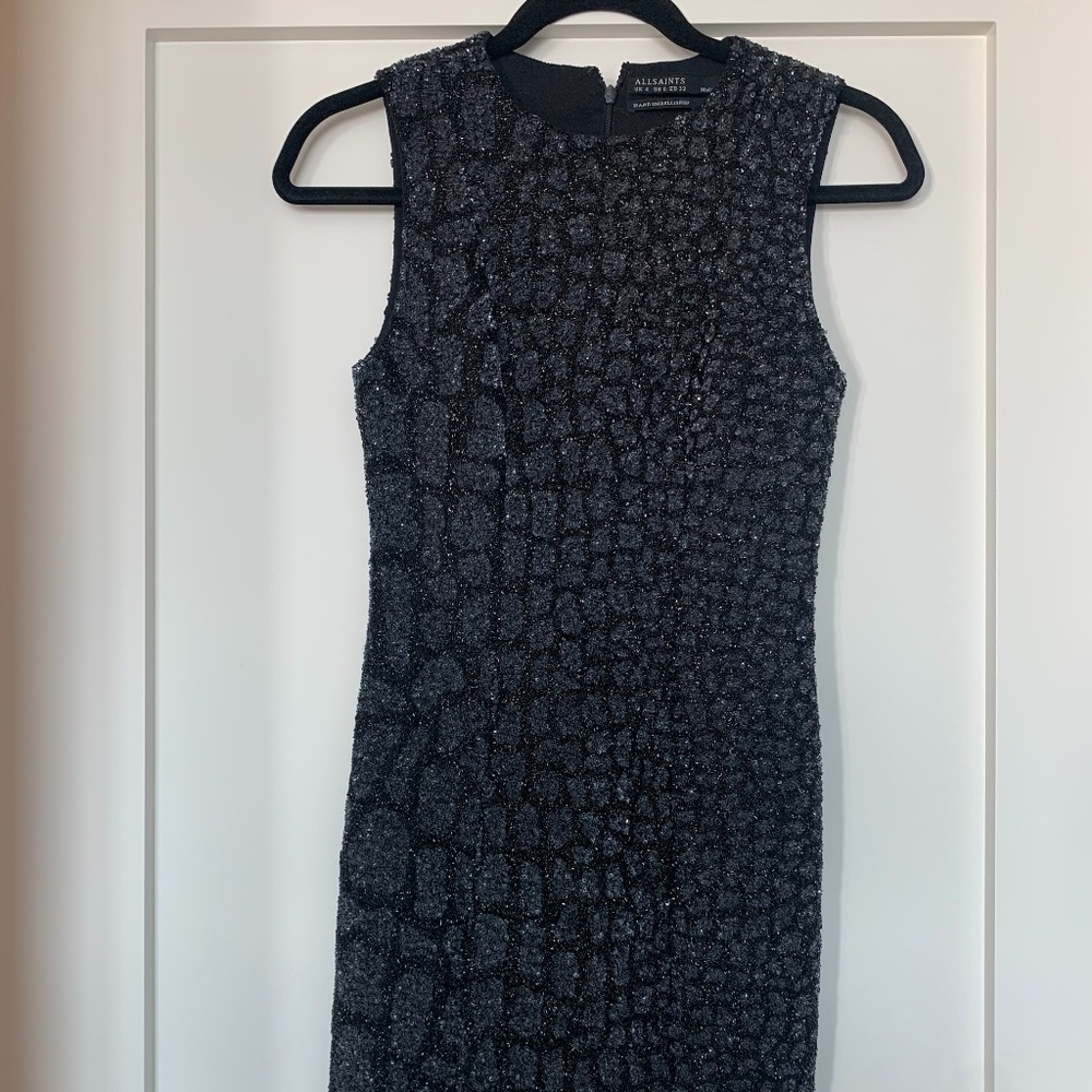 ALLSAINTS size 0/xs women’s cocktail dress